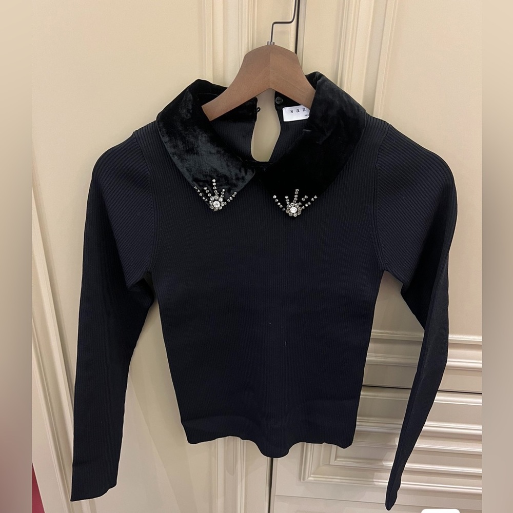 Sandro women’s cropped sweater